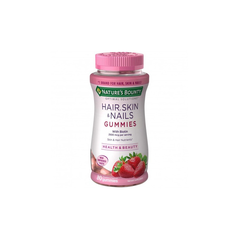 Nature's Bounty Pelo,piel Y UÑas 60 Gummies - Farmacia Cuadrado