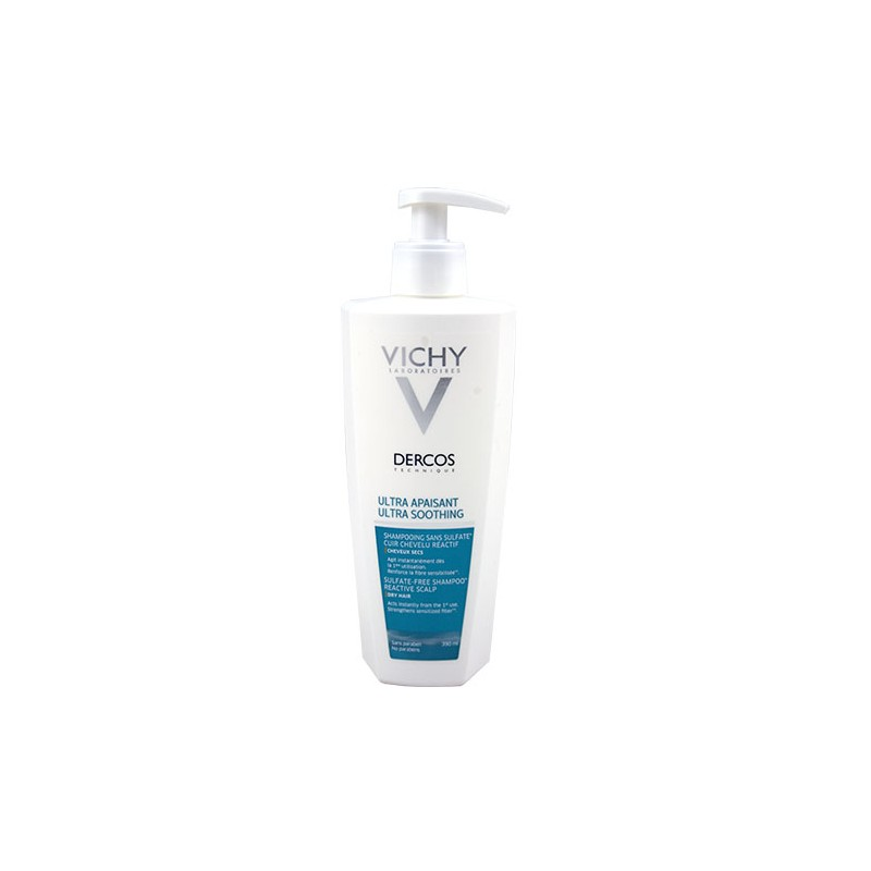 Vichy Dercos Champu Ultra Calmante Cabello Seco, 390 ml