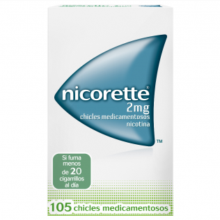 NICORETTE 2 MG 105 CHICLES