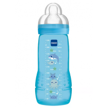 BOTTLE BIBERON MAM EASY ACTIVE 1 UNIDAD 330 ML COLOR AZUL