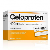 GELOPROFEN 400 MG 20 COMPRIMIDOS RECUBIERTOS