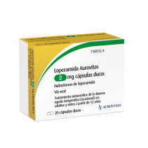 LOPERAMIDA AUROVITAS 2 MG 20 CAPSULAS