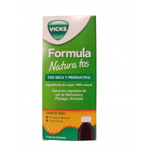 VICKS FORMULA NATURA TOS SECA Y PRODUCTIVA ADULTOS 140 ML