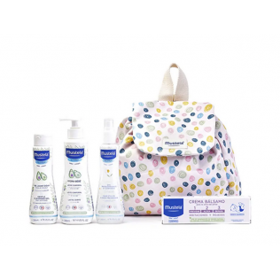 MUSTELA MOCHILA LITTELE MOMENTS RAYAS