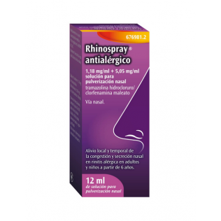 Rhinospray Antialergico Nebulizador Nasal 12 Ml