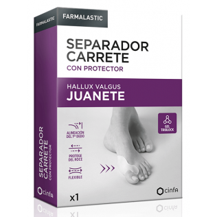 SEPARADOR CARRETE CON PROTECTOR FARMALASTIC 1 UNIDAD TALLA UNICA