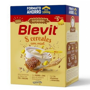 BLEVIT PLUS SUPERFIBRA 8 CEREALES MIEL 1000G