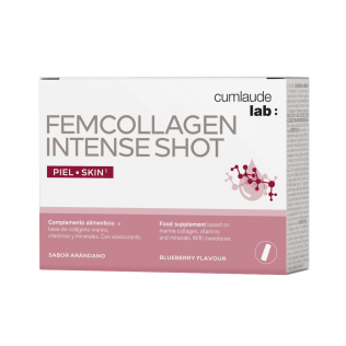 Cumlaude Femcollagen Intense Shot 7 viales 25ml Sabor Arándano