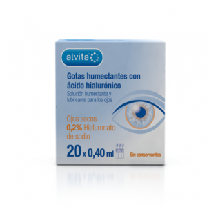 ALVITA GOTAS HUMECTANTES CON ACIDO HIALURONICO 20 MONODOSIS 0,40 ML