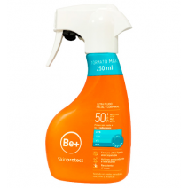 BE+ SKINPROTECT ULTRA FLUIDO SPRAY FACIAL Y CORPORAL SPF 50+ 1 ENVASE 250 ML