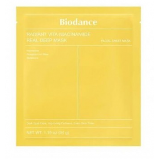 BIODANCE BIO RADIANT VITA NIACINAMIDE REAL DEEP MASK 1U